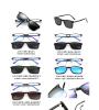 (DHTJ2129)金屬框眼鏡/可拆式太陽眼鏡/時尚套鏡