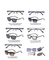 (DHTJ2156)金屬框眼鏡/可拆式太陽眼鏡/時尚套鏡